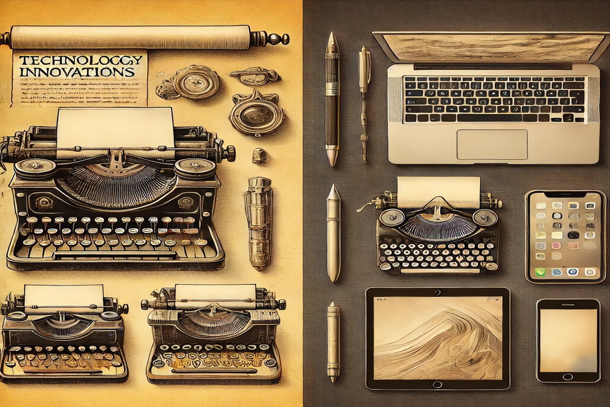 Tech-Innovations-in-Writing-History: 100-Years-Back-vs.-Now